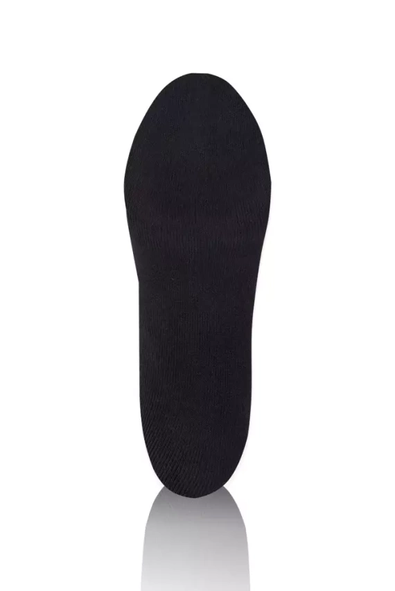 S150D Дълги чорапи от половин хавлия Италианска мода - черни