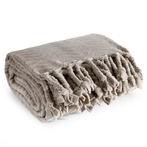 Ема Кувертюра с ресни еврозавеси бежово