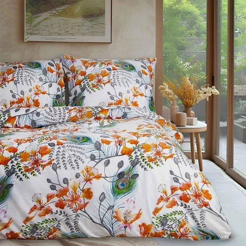 71483/1 Памучно спално бельо цветя Cottonlove Darymex
