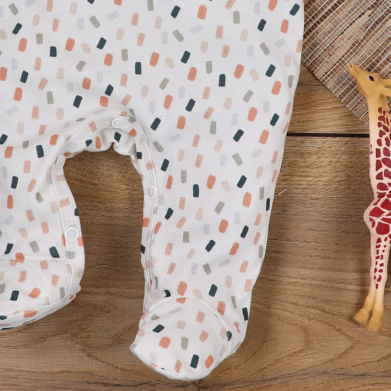 ABN-5325/KRE Спален костюм Nini от органичен памук, кремав