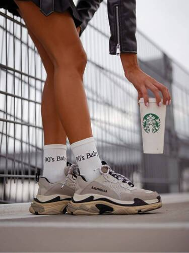 0200-125 Дамски чорапи 90's Baby Milena - екрю