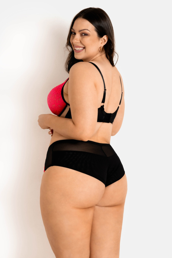 19232 Funny Full panties Milano black-fluo – удобни, стилни, гъвкави