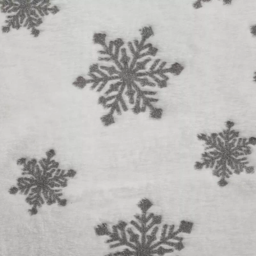 Коледно одеяло Blink с еврофирани звезди, сребристо