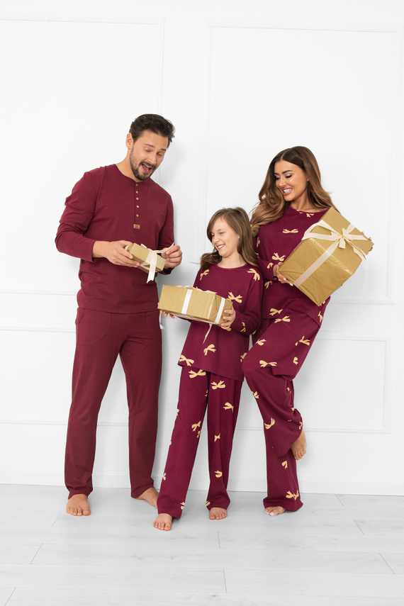 Kwadro Дамска пижама Италианска мода - памук, дълъг ръкав и панталон