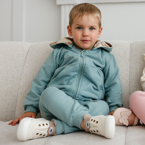 Комплект анцуг Beary Cool Eevi – суичър и панталон с градински чай и уши