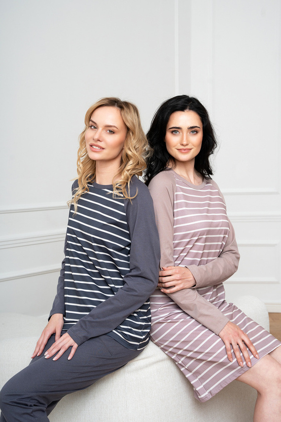 Нощница Oda Италианска мода - принт капучино