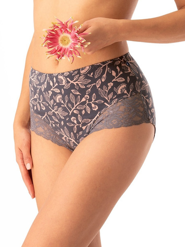 Дамски слипове Key LPF 545 сиви - памучни, удобни, 2 броя в опаковка