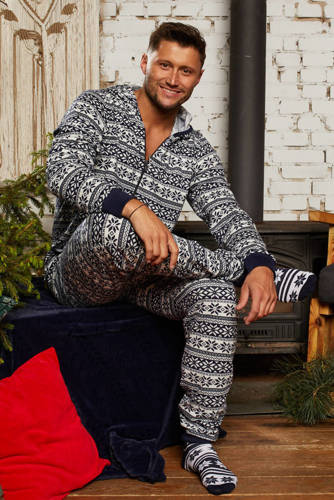 Мъжки гащеризон Alaska Италианска мода - тъмносин