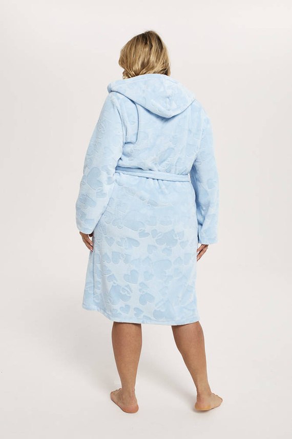 Дамски халат Misti Италианска мода - син