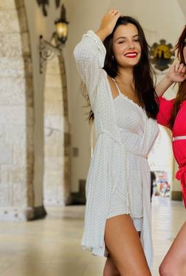 915 Dots Дамска пижама Forex - екрю