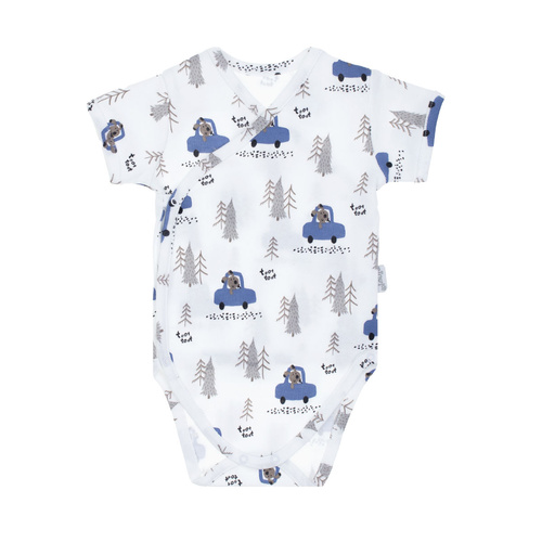 214094 Муки Боди с къс ръкав и ципове Никол