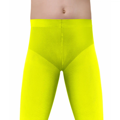 Claudia Момичен непрозрачен чорапогащник 40 den Sesto Senso - неоново жълт