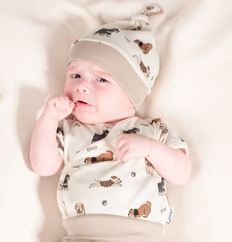 215094 Боди Eddy с къс ръкав и цип Никол