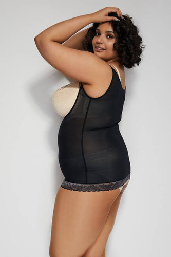 Glam Top оформяща тениска Mitex черна