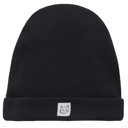 Tres Bien Детска рипсена шапка Пинокио ​​- черна