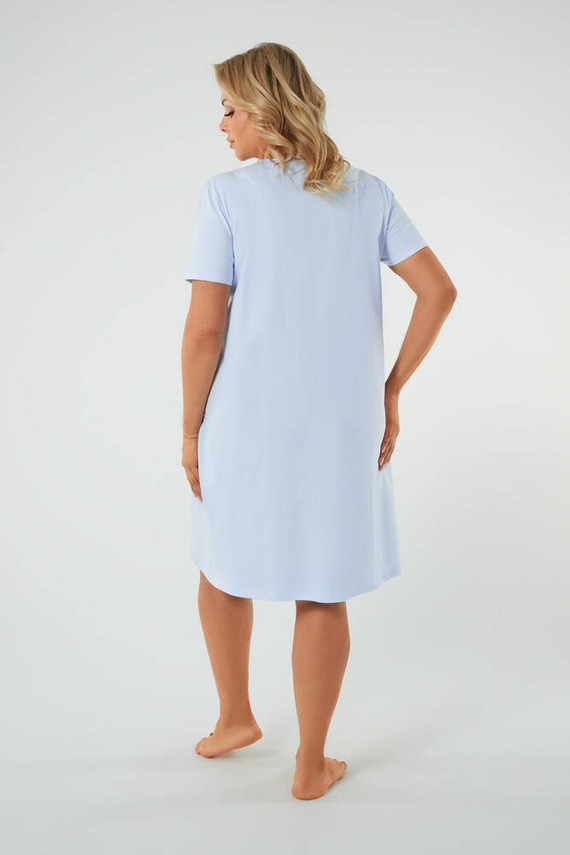 Дамска нощница и рокля за кърмене Италианска мода - синя 