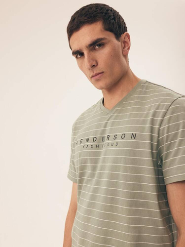 42635 Премиум мъжка пижама Deli Henderson - зелена