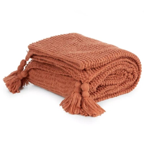 Каре 1 Кувертюра с ресни, европердета, керемидено червено