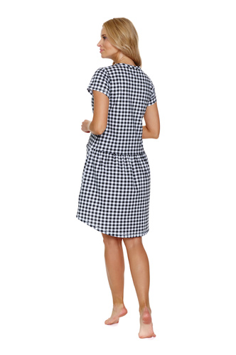 9444 Нощница за бременни и кърмачки Doctor Nap - черно каре