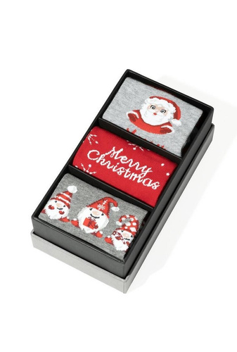 Дамски чорапи арт. 195/1 Boxy Christmas Steven - памучни, с некомпресивен маншон