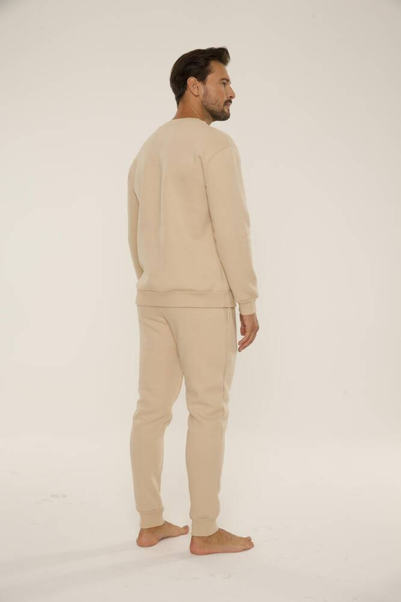 813 Indigo Мъжки спортен костюм от De Lafense - пясъчен