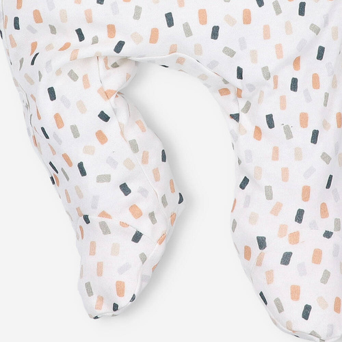 ABN-5327/KRE Гащеризон плик от органичен памук Nini крем