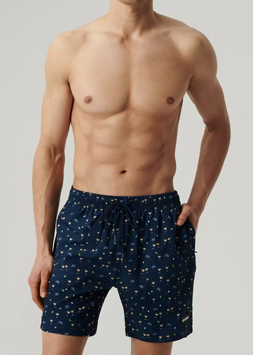 KMB-221 Мъжки бански гащета Atlantic - морско синьо