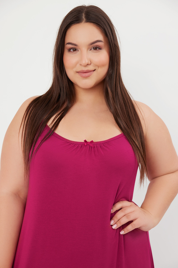 Стил нощница, тясна презрамка Италианска мода - вино