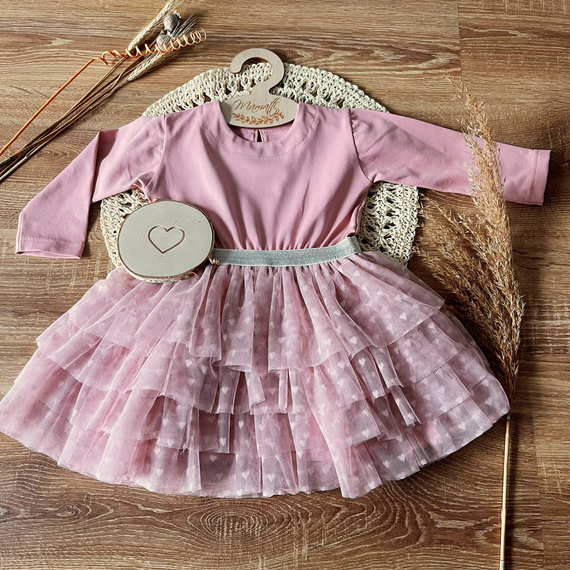 SW052 Рокля с дълъг ръкав Mamatti