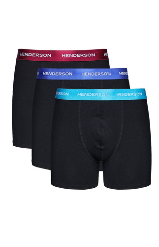 Bench Henderson 44540 черно-графитени мъжки боксерки 3 броя 93% памук