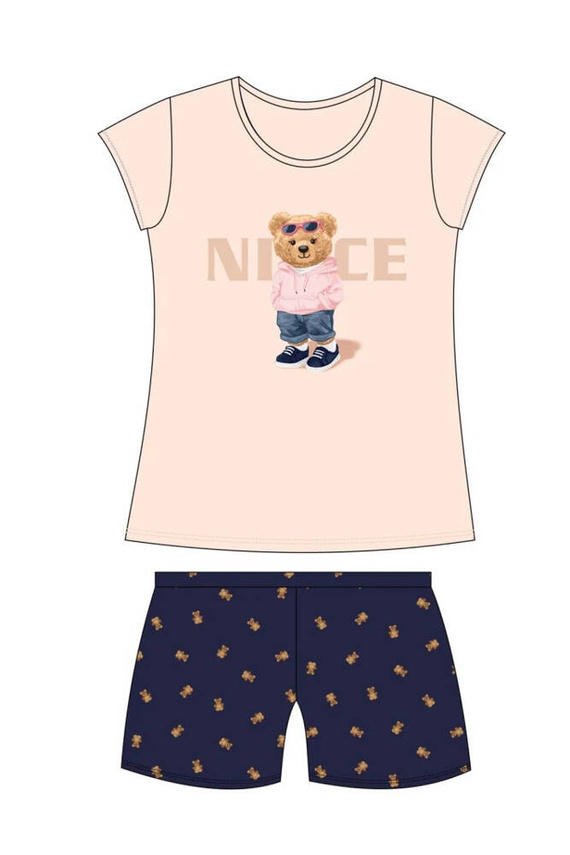 787/107 788/107 Момичешка пижама Nice Cornette прасковено