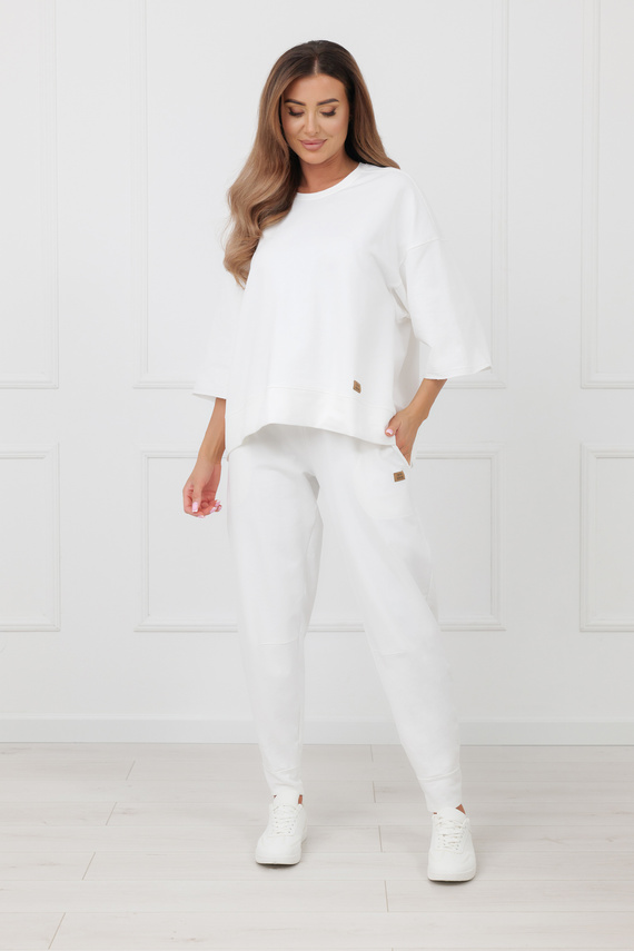 Блуза Kaori Italian Fashion 3/4 ръкав памук