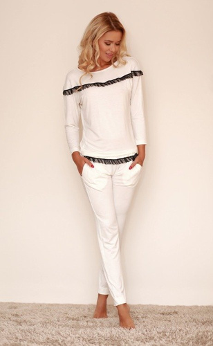 Calpe Дамски пижамен комплект Kalimo - екрю