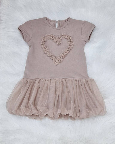 Рокля с къс ръкав Mia Bambarillo, бежово