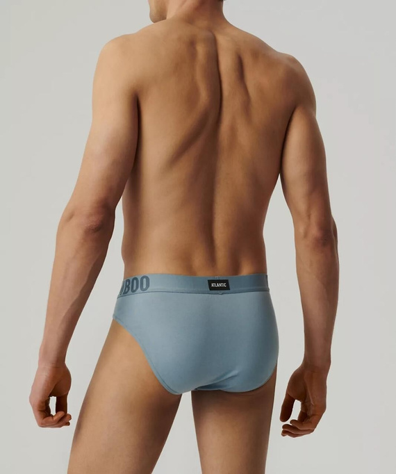 3MP-199  Slipy męskie Atlantic -granatowy-niebieski-grafitowy