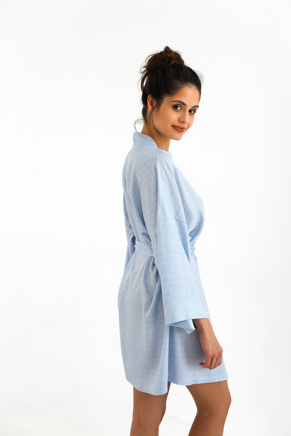 Дамски халат Felicia Sensis - син меланж