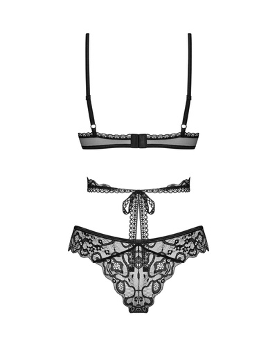 Blomentis Set Komplet 2-częściowy Obsessive - czarny