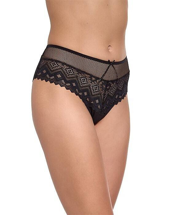 204 Дамски слип Габидар - черен