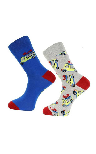 CMLW350-019/2 Мъжки чорапи Valentine's Day Moraj - сини и сиви