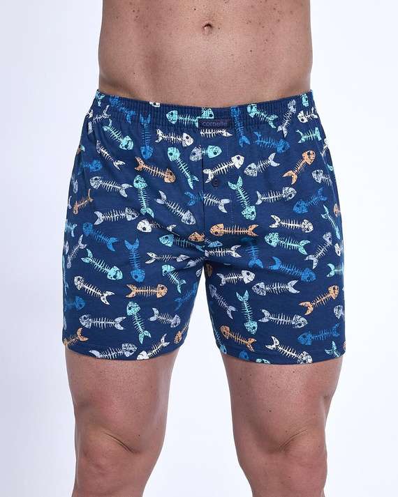 945/08 Мъжки боксерки Cornette 3 бр | Свободна кройка, памук, копчета