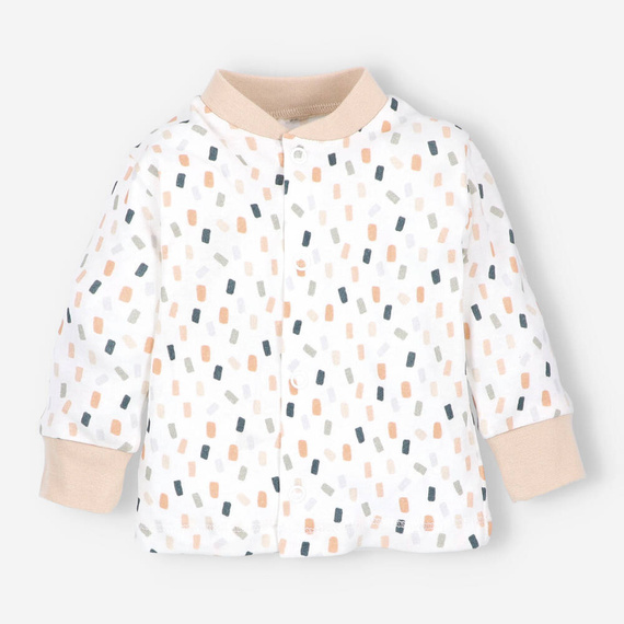 ABN-5328/KRE Бебешки кафтан Nini крем от органичен памук