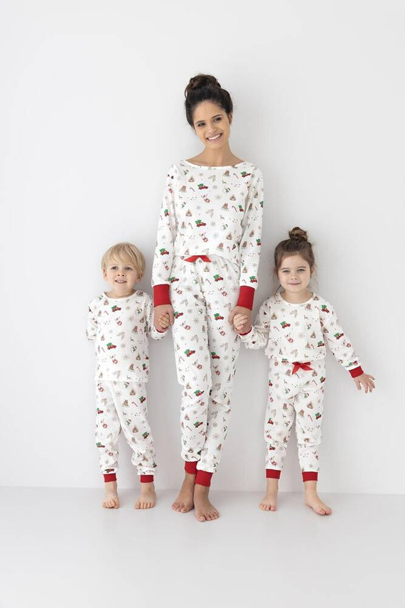 Дамска пижама Samantha Sensis -ecru