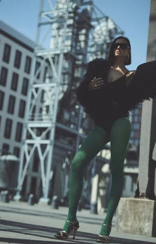 1236 Чорапогащи Galia 80 den Gabriella botigla – шарени, кадифени, 3D технология