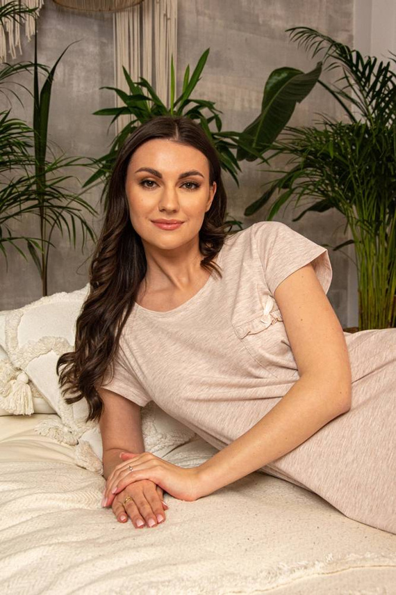 677 Mariposa II Forex нощница - бежов меланж