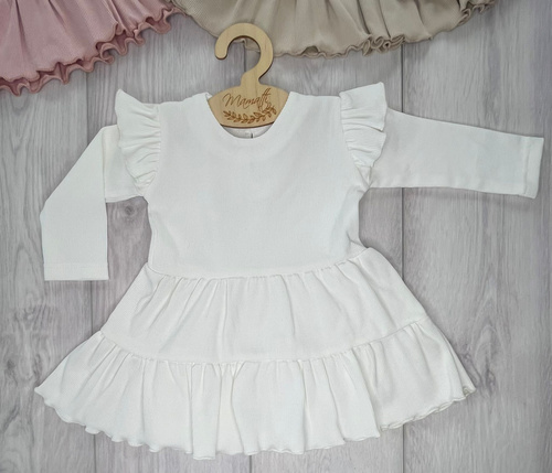 Mamatti SP502 Детска рокля с пеперудени ръкави 97% памук