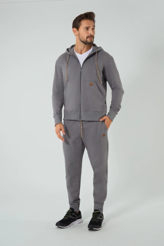 Дарвин Италианска мода мъжки суитшърт - меланж