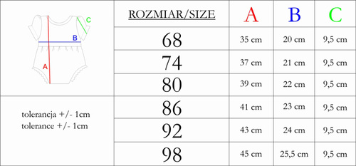 212152 Рампери с къс ръкав "Tola" Nicol