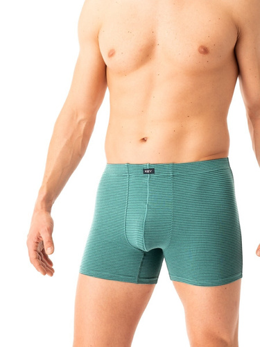 Мъжки боксерки Key MXH 328 зелени – памучни, удобни и ефирни