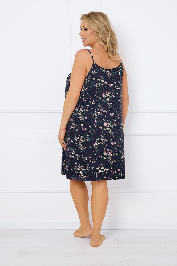 Нощница и риза за кърмене Almi, тясна презрамка Италианска мода - принт