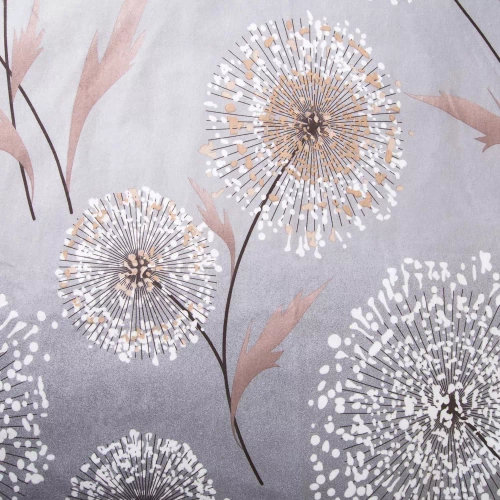 31513/2 Комплект спално бельо от фланел Flannellove Darymex, сив, глухарчета, 100% памук, топъл и мек